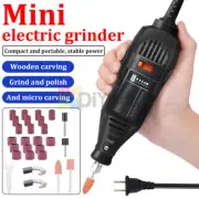 Mini Grinder Rotary Tool Polishing Drill Kit Variable Speed w/ 27pcs Accessories