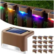 4 Pcs Solar Pool Side Lights Color Changing Waterproof Light up Swimming Pool