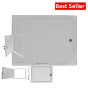 Durable 16x12 Galvanized Steel Access Hatch with Key Set - DIY Installation