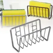Open Wire Basket Steel Sink Storage Organizer Holder For Sponges Soaps Scrubber
