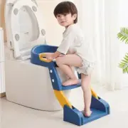 Potty Training Toilet With Soft Seat and Step Stool Ladder For Toddlers & Kids