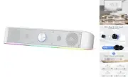 GS560 RGB Desktop Soundbar, 2.0 Channel Computer Speaker with Dynamic