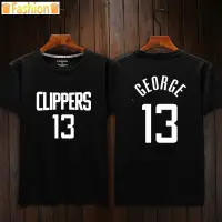 在飛比找蝦皮購物優惠-💥PG喬治Paul George短袖純棉T恤上衣💥NBA球衣