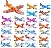 WEKAMOS 32pcs Colorful Planes Hand Throwing Aircraft for Classroom Activities Parties and Fun Glider Models