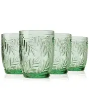 Godinger Set of 4 Bali Double Old Fashion Glasses