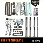 Full Gasket Set Timing Chain Kit Head Bolts Set For 01 Ford Crown Victoria 4.6L