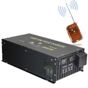 Power Inverter 48V to 240V Pure Sine Wave 8000W Solar Battery Remote Generator