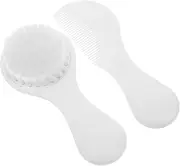 UTHCLO 2pcs Hair Brush Set with Soft Bristles Gentle Scalp Massage for Newborns Cradle Cap Brush for Boys Versatile Grooming Tool for Delicate Care
