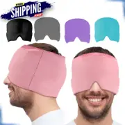 Aroma Season Ice Pack Migraine Hat Headache Pain Relief Cap Hot Cold Therapy