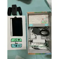 在飛比找蝦皮購物優惠-SWITCH 任天堂 動森機 主機 電力加強版 1動物森友會