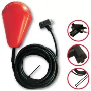 Sump Alarm Sewage / Septic Float Switch (Piggyback Plug) w/ 20-Foot Cord (Up ...