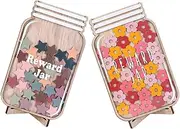 KICHOUSE 2 Sets Reward Jar for Wooden Magnetic Jar for Behavior Management Classroom Teacher Supplies Interactive Self Discipline
