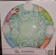 HESTER & COOK Pack of 12 MERMAID Paper Placemats NEW SEALED