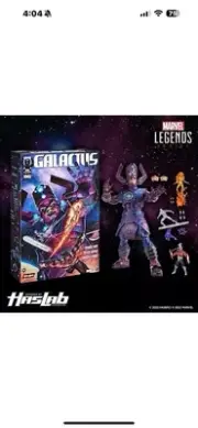 Marvel Legends HASLAB GALACTUS FIGURE + ALL TIERS UNLOCKS HASBRO SEALED!!!