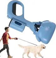 Pooper Scooper for Large Dogs,Portable Dog Scooper Pooper With Bag Hook | Cat Litter & Housebreaking for Rabbit Cages Horse Stalls Outdoor Indoor Puppy Training Park