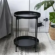 JSEIAJB Coffee Tables Living Room Furniture Bathrooms Spaces Bedside Round Kitchen Table Iron Art Coffee Table Set