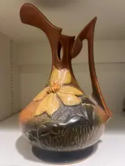 Roseville Pottery Clematis pitcher circa 1944