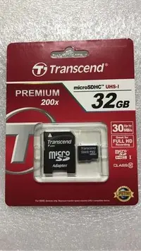 在飛比找Yahoo!奇摩拍賣優惠-【勁昕科技】Transcend 創見 MicroSDHC T