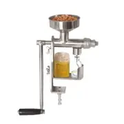 Stainless Steel Hand Operated Household DIY Mini Oil Press Peanut Oil Olive Oil