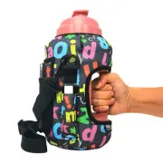 1/2 Gallon Jug Carrying Handler - Teacher Chalkboard Letters - Strap and Pockets