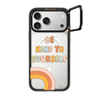 iPhone 17 Pro Max Impact Ring Stand Case MagSafe Compatible Be Kind To Yourself