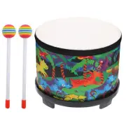 Floor Tom Drum For Kids 8 Inch Percussion Instrument Music Drum With 2 Mallets