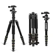 ZOMEI Q666 Aluminum Tripod Monopod Ball Head Flexible for DSLR Camera forAU