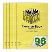 5x Spirax No.108 A4 8mm 70GSM Ruled Exercise Book School 96 Pages Notebook
