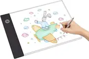 A5 Light Pad Tr m Ultra-Thin Drawing Board Copyboard Stepl Dimming USB Powered for Artist Animation Designing Sketching Calligraphy Supplies