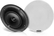 Pyle Pair 8.0" Bluetooth Oval In-Wall In-Ceiling 2-Way Speaker 200W 8Ohm