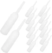 Healeved 50pcs Cosmetics Dispensing Dropper Mini Dropper Medicine Dropper Water Bottle Kettle Cosmetic Packaging Materials Handle Water Bottle Waterproof Kettle Transparent Plastic