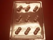 TRIPLE ROUND MOLD- Make Chocolate/Candy/Cake Decorations at Home! MADE IN USA!