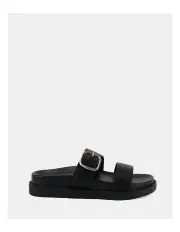 [Novo Shoes] Sasma Slides in Black