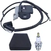 Gubeter Ignition Coil Kit for Partner 350 351 370 371 390 for McCulloch Mac 335 435 440 Chainsaw 530039167 530 03 91-67