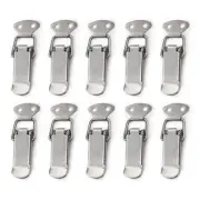 10 Pcs Suitcase Chest Tool Box Locking A05 Spring Loaded Buckle Toggle for Latch