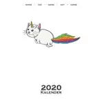 KATZE UNICORN EINHORN-KATZE KALENDER 2020: JAHRESKALENDER FüR KATZEN- UND TIERFREUNDE