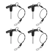 4Pcs T Handle Lock Pins, 5mm x 30mm Stainless Steel Button Quick Release Pin