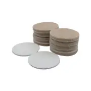 Surface Gard 48mm Beige Round Hook And Loop Felt - 12 Pieces