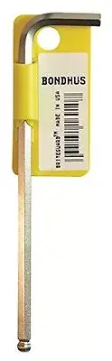 Bondhus 16913 5/16" Ball End Tip Hex Key L-Wrench BriteGuard Finish, 5 Piece