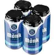 Boatrocker Monk Lager Can 375mL