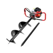 Giantz Post Hole Digger 65CC Petrol Drill Fence Borer 300mm Auger Extension Bits
