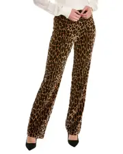 St. John Cheetah Velour Pant