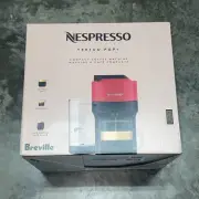 Breville Nespresso VERTUO POP + Espresso Machine BNV121RED1BUC1 SPICY RED NEW