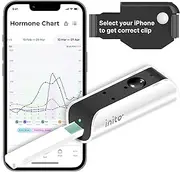Inito Track & Confirm Ovulation & Fertility Monitor | Shows Actual Levels of LH, Estrogen and PdG | Includes 15 Test Strips (iPhone 13 Pro)