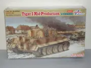 Dragon 1/35 Scale Tiger I Mid-Production Pz.Kpfe.VI Ausf.E w/Zimmerit - Sealed