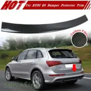 2017 Fit FOR Audi Q5 8R 1st SUV Rear Bumper Protector Trim Real Carbon