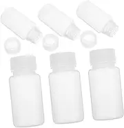 Veemoon 6pcs Transparent Laboratory Bottles High Temperature Resistant Sample Containers Leak Storage for Experiments for Laboratory Use