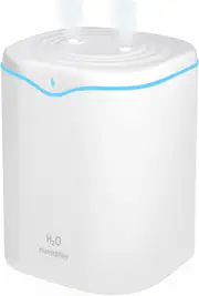 USB Portable Desk Humidifier, Quiet Ultrasonic Humidifier with 2 Mist Modes and 7-Color Light, Auto Shut-Off, for Travel & home.