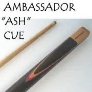 PowerPlay ASH AMBASSADOR Pool Snooker Billiard Cue 57" 9mm Tip rrp $160- 2024