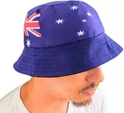 [Generic] Adult Size - Proudly Australian Aussie Love Reversible Bucket hat by Tribe Afrique